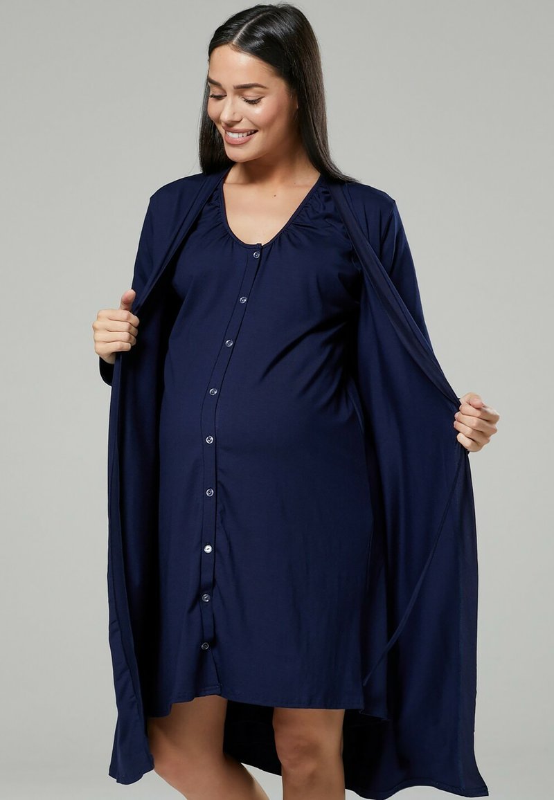 Happy Mama MATERNITY HOSPITAL SET Nattrøjer / negligé/blå Zalando.dk