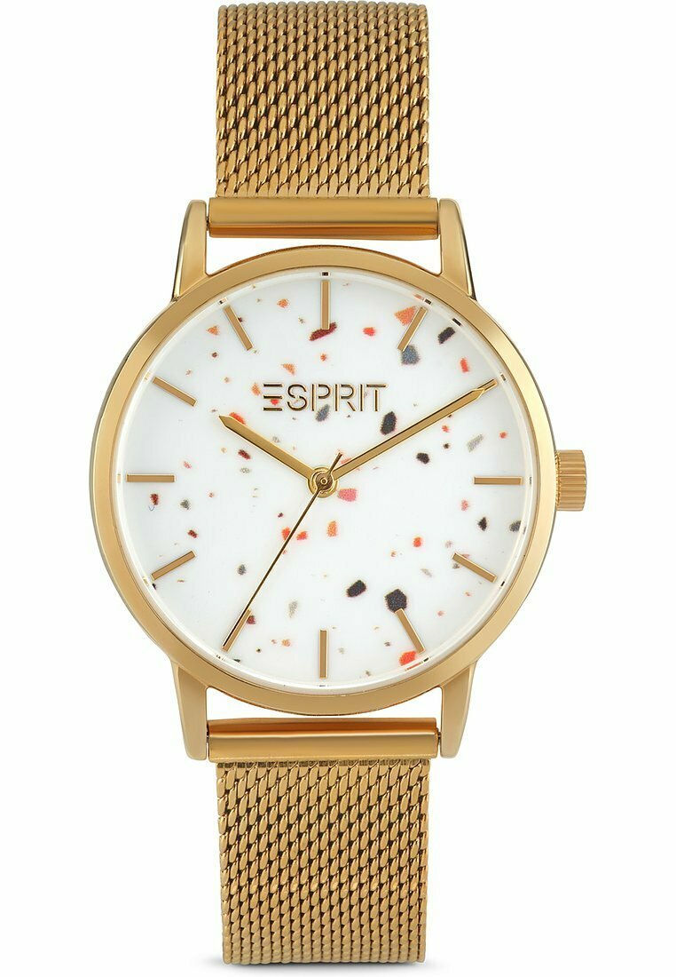 Esprit Uhr gold coloured/goldfarben Zalando
