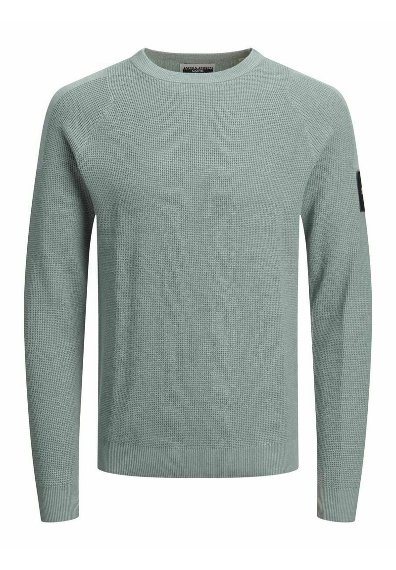 Herren Strickjacken | Jack & Jones STRUKTURIERTER RUNDHALS Strickpullover slate gray/blaugrau - SQ98224 Herren Strickjacken | Jack & Jones STRUKTURIERTER RUNDHALS Strickpullover slate gray/blaugrau - SQ98224
