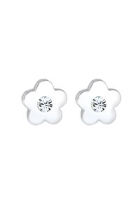 Elli SPARKLING BASIC FLOWER - MIT KRISTALLEN VON SWAROVSKI® - Naušnice - weiß