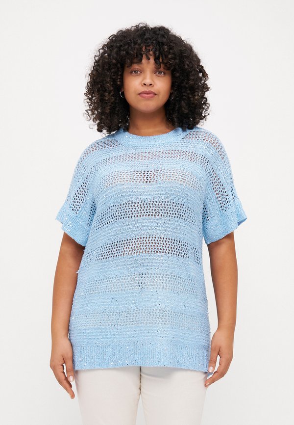 VMCLEILANI STRIPE O NECK  - Print T-shirt