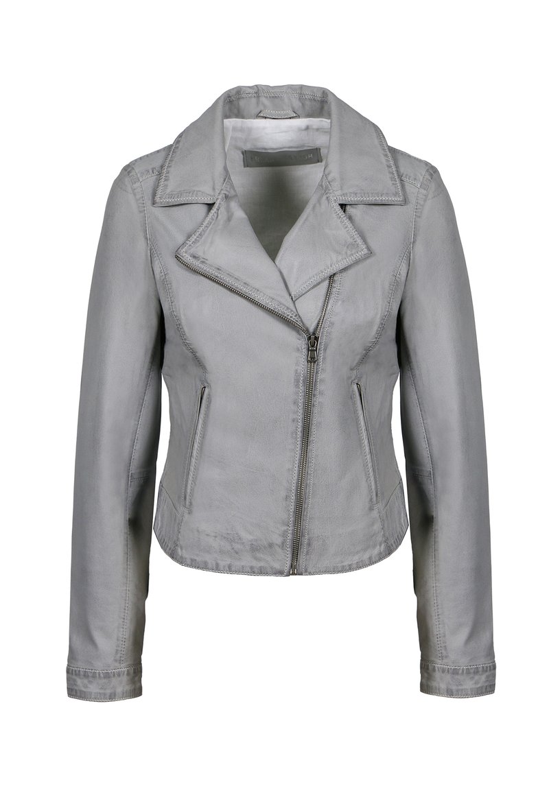 Freaky Nation RUNA - Giacca di pelle - ash grey