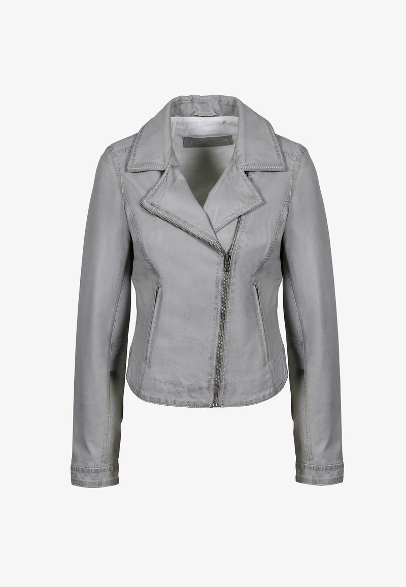 Freaky Nation RUNA - Lederjacke - ash grey
