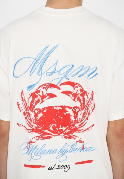 MSGM T-shirt imprimé - off white