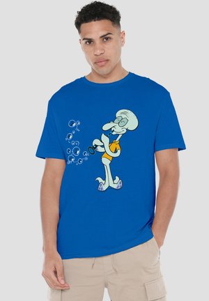 SQUIDWARDS CLARINET - Print T-shirt - blue