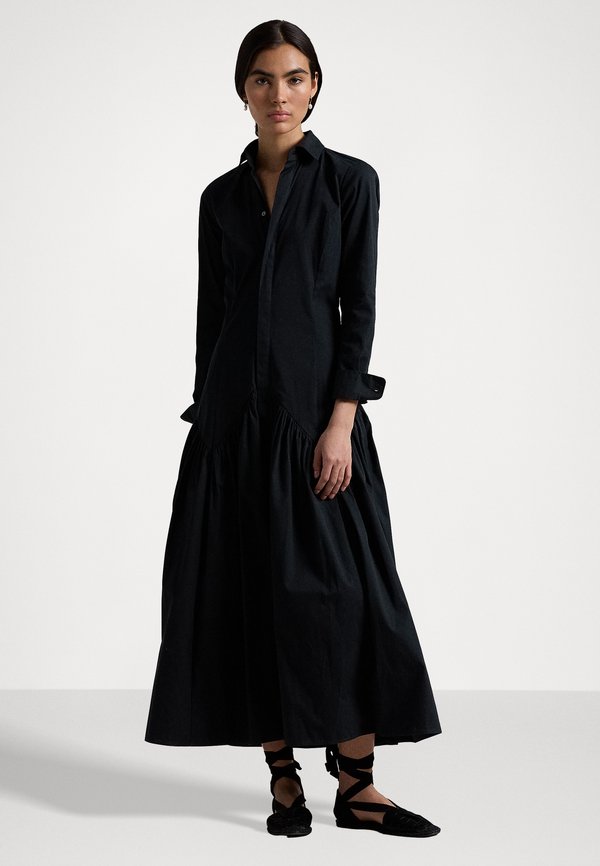 SHIRRED YOKE OXFORD SHIRTDRESS - Maxi dress2