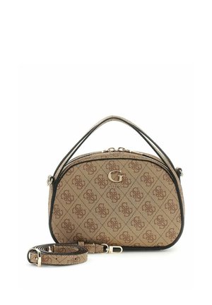 Guess, COLEEN LOGO TOP ZIP CROSSBODY - Sac à main - latte logo