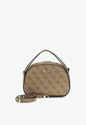 Guess, COLEEN LOGO TOP ZIP CROSSBODY - Sac à main - latte logo