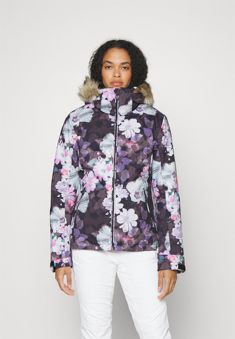 Roxy Snowboard jacket true black blurry flower/multicoloured
