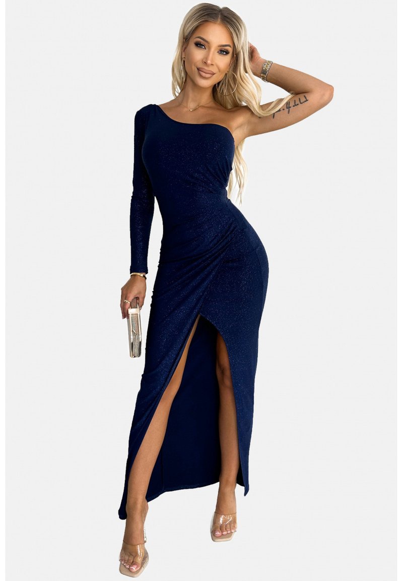 Chelsea Clark CHELSEA CLARK ONE SHOULDER GLITTER LONG DRESS