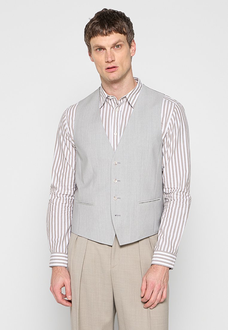 Boss Gilet zilverkleurig Boss Gilet zilverkleurig