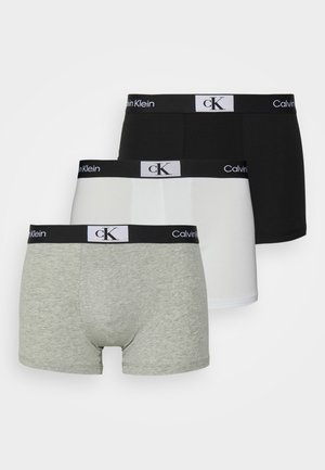3 PACK - Boxer aderenti - black/white/grey heather