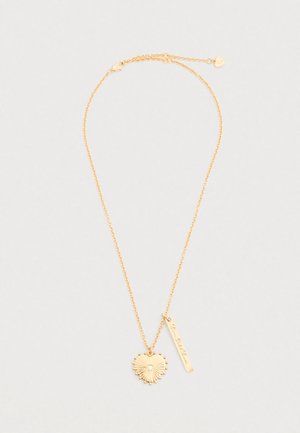 LOGO HEART PENDANT - Collar - gold-coloured