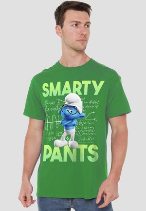 SMURFS BRAINY - T-Shirt print - dark green