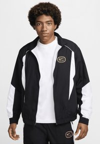 Nike Sportswear AIR - Skraistė  - black white metallic gold