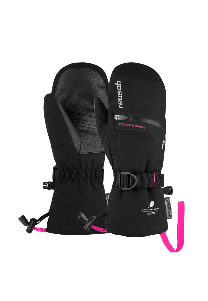 Reusch LANDO  - Fäustling - 7720 black pink glo