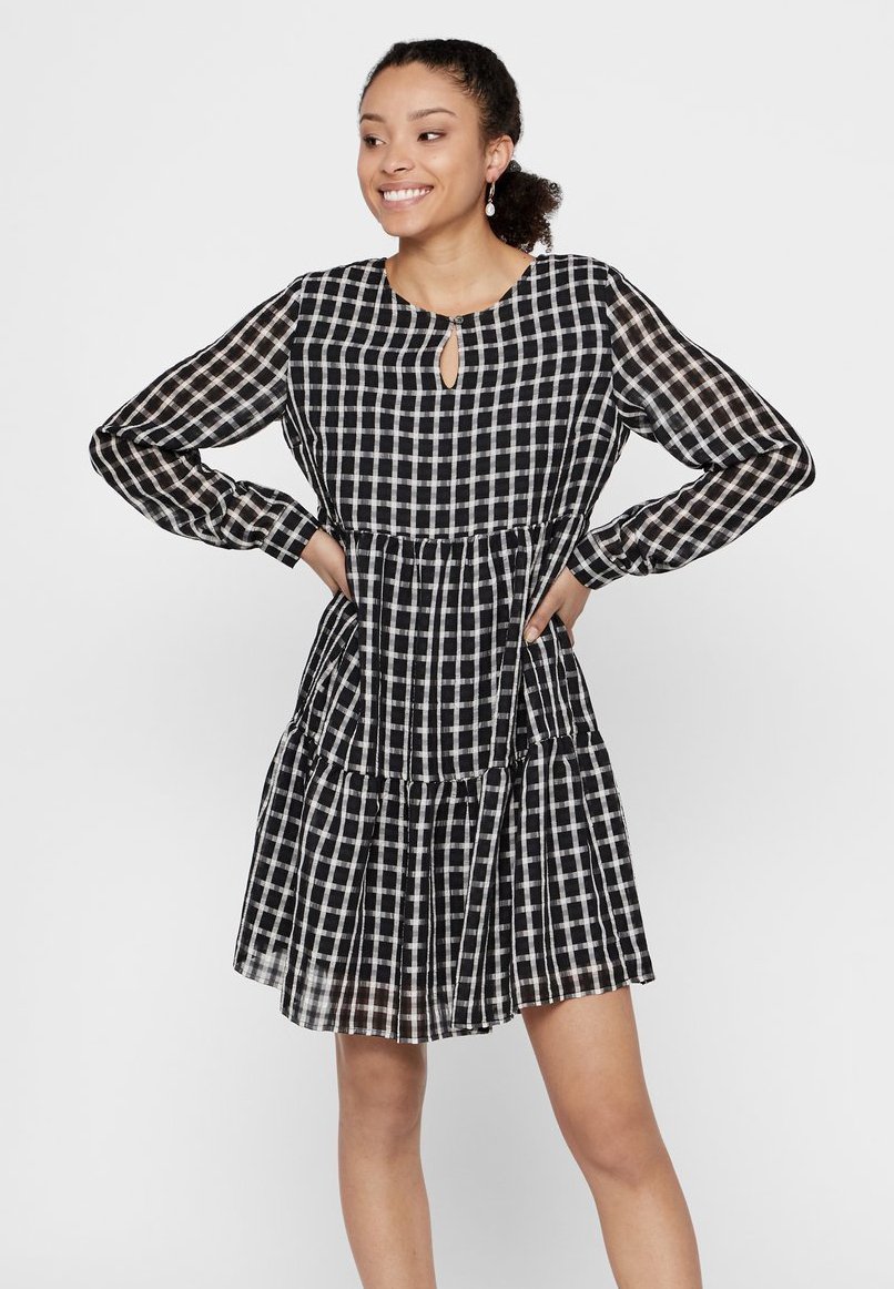 Pieces Jurk - black/zwart - Zalando.nl
