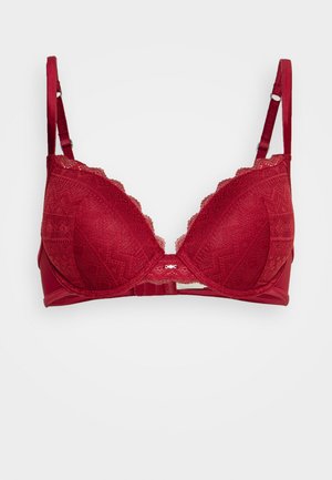 FESTIVE SEXY PADDED BRA - Bøyle-BH - cherry red