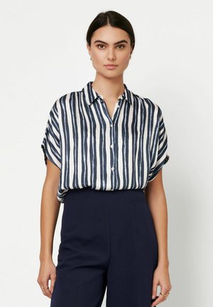 GLATTE FLIESSENDE QUALITÄT - Hemdbluse - dunkelblau