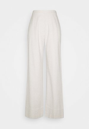 ALFIE WIDE PANTS - Trousers - cream/black