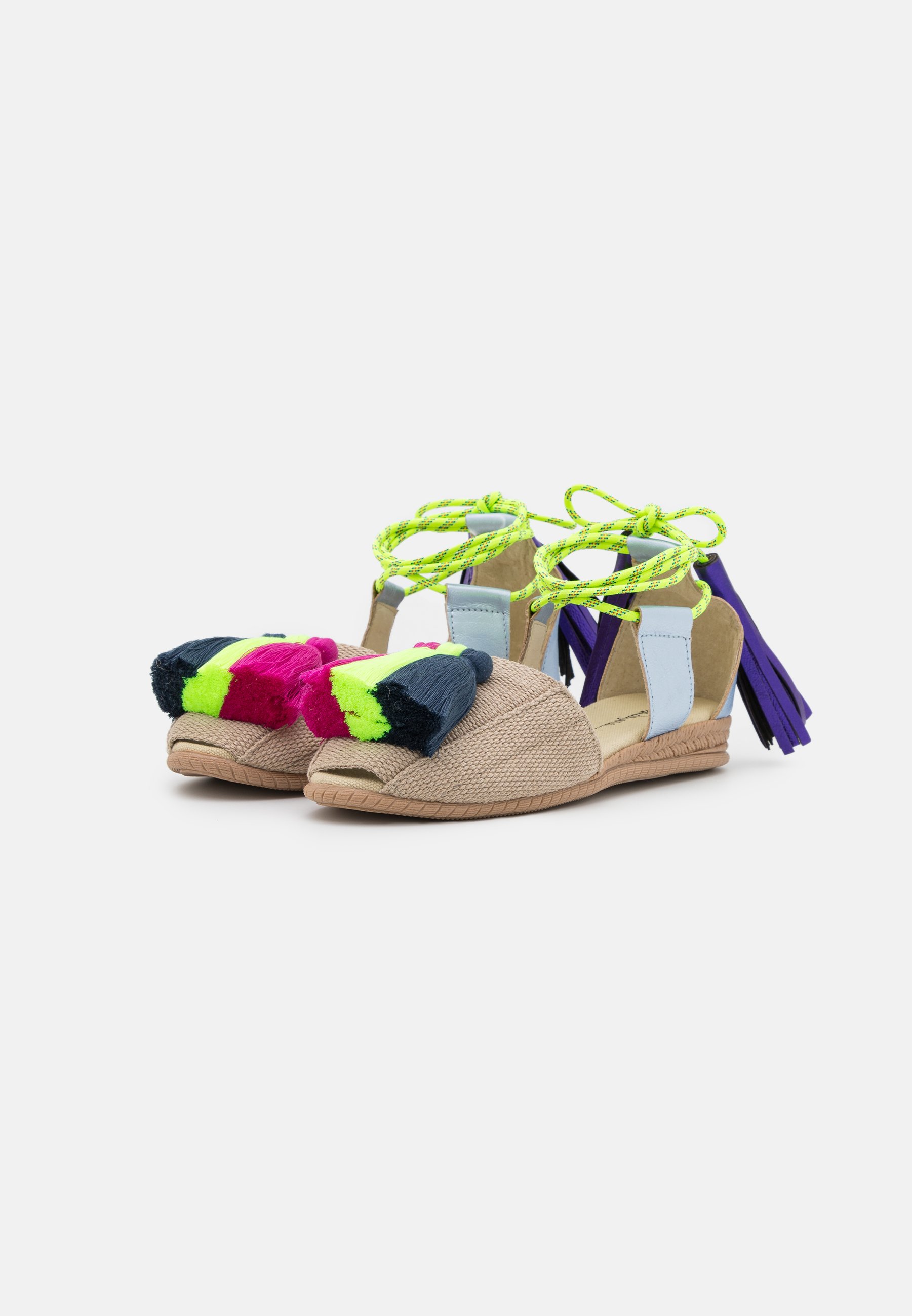 Casa de Vera HELICONIA GOMA - Sandalias - amarillo fluor/magenta/marino/beige  - Zalando.es