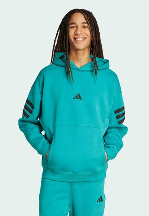 Sweat à capuche - pure teal