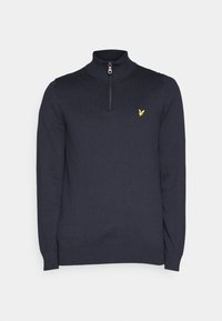 QUARTER ZIP JUMPER - Jersey de punto - dark navy