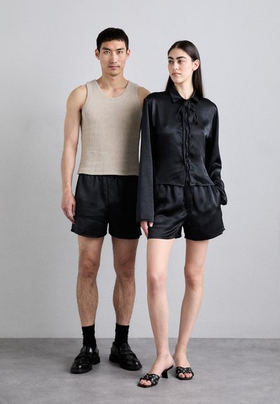 Ludovic de Saint Sernin BOXER SHINY UNISEX - Kratke hlače - black