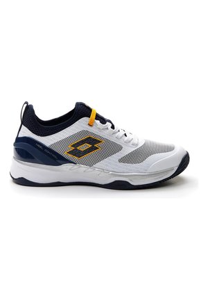 MIRAGE - Chaussures de tennis pour terre-battueerre battue - weiss dunkelblau orange