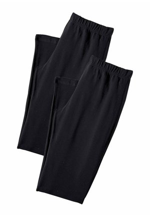 LASCANA 2 PACK - Leggings - Trousers - schwarz