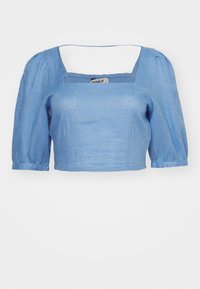 ONLTOKYO CROP - T-shirt basique - azurine