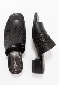 Tamaris SLIDES - Mules - black
