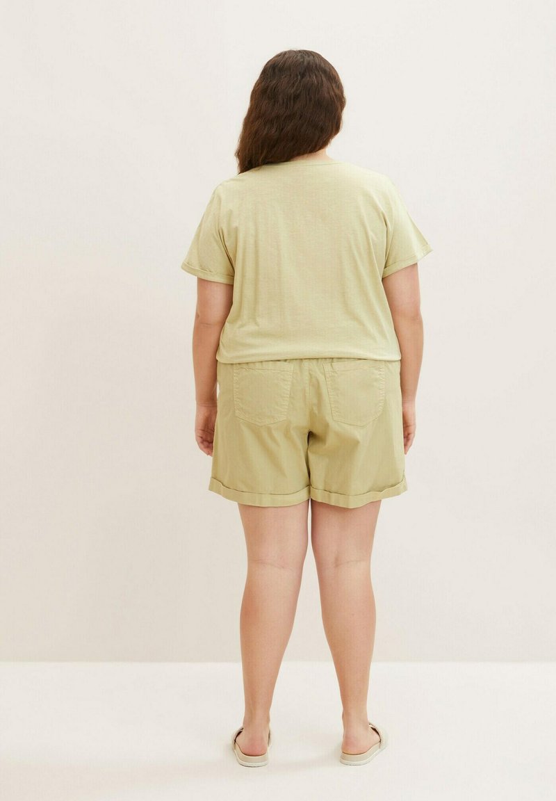 Damen Kleider | MY TRUE ME TOM TAILOR Shorts light moderate olive/oliv-meliert - AQ64627 Damen Kleider | MY TRUE ME TOM TAILOR Shorts light moderate olive/oliv-meliert - AQ64627