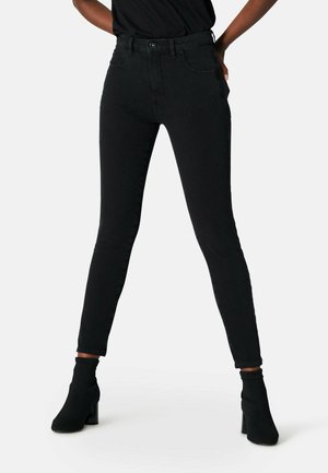 HIGH RISE  - Jeans Slim Fit - washed out black