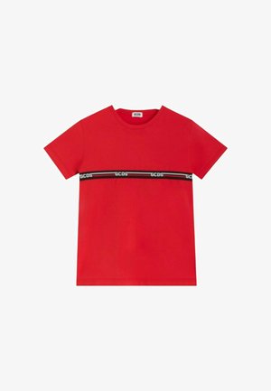 GCDS, T-SHIRT BAMBINO GCDS C1BKQC553J105 - T-shirts print - rosso