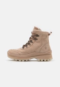 Tamaris Botines con cordones - beige