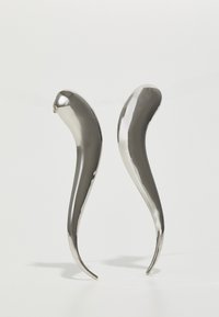 NAIL TWIST EARRINGS - Øreringe - silver-coloured