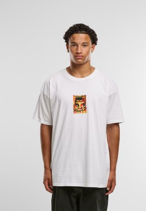 ICON FACE COLLAGE  - T-shirts med print - white