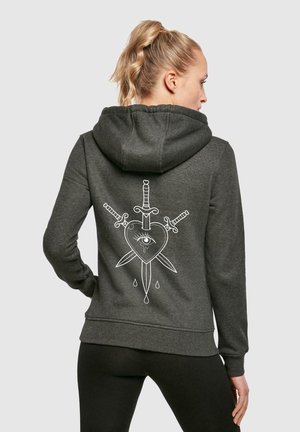 HEARTBREAKER LOVETAKER - Hoodie - charcoal