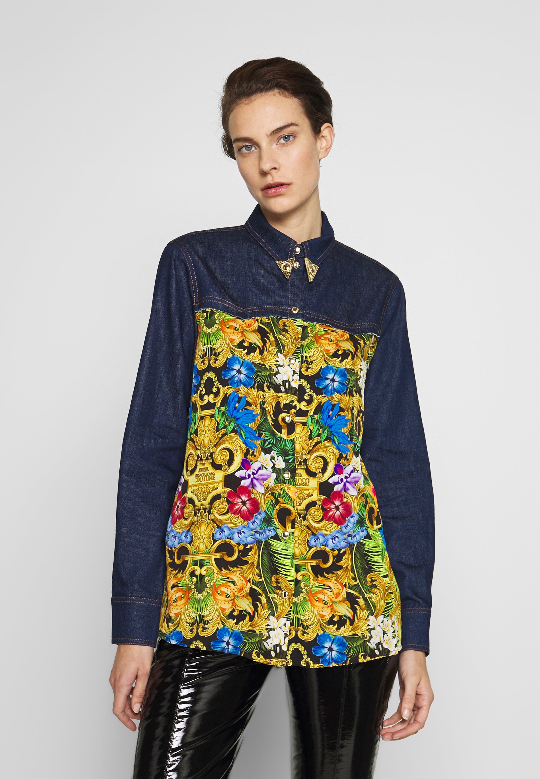 Versace Jeans Couture LADY SHIRT Skjorte mult scuri Versace Jeans Couture LADY - Topper langermet - mult scuri