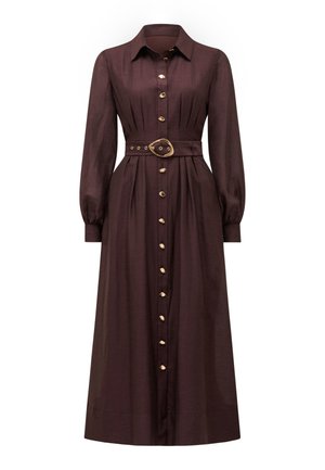 Forever New EVELYN  - Skjortekjole - chocolate