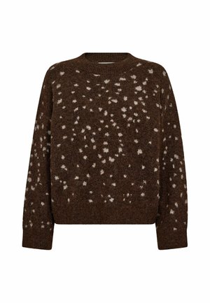 A-VIEW, DEER KNIT PULLOVER - Пуловер - brown sand
