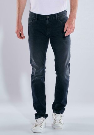 ENGBERS GERMANY POCKET SUPERSTRETCH - Straight leg jeans - indigoblau