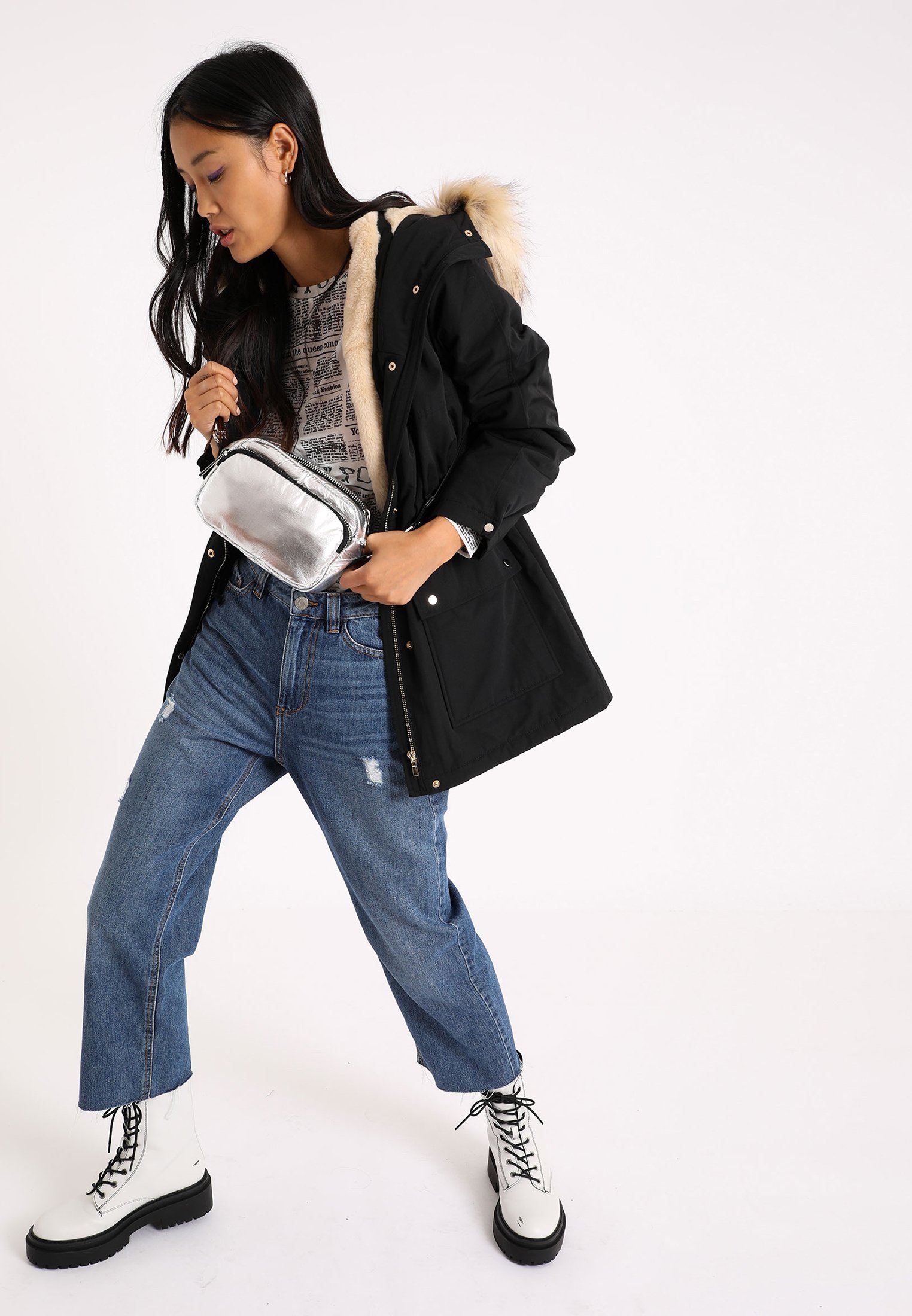 Pimkie Cappotto invernale - schwarz/nero - Zalando.it