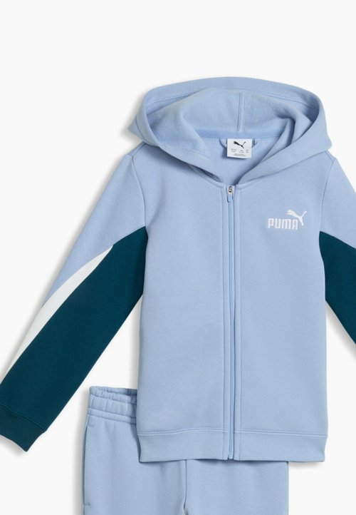 PUMA ESSENTIALS COLOURBLOCKED TRAININGSANZUG MIT KAPUZE UNISEX SET - Tracksuit - chambray blue — photo 7