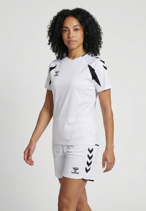 Hummel CORE 2.0  - T-shirt imprimé - white black
