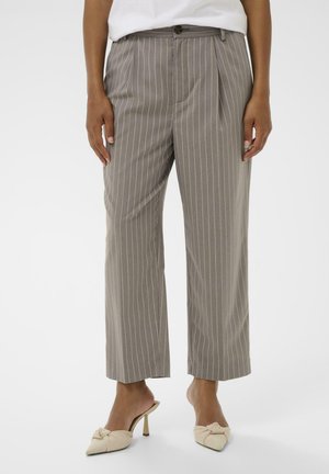 Nadrágok - beige pinstripe