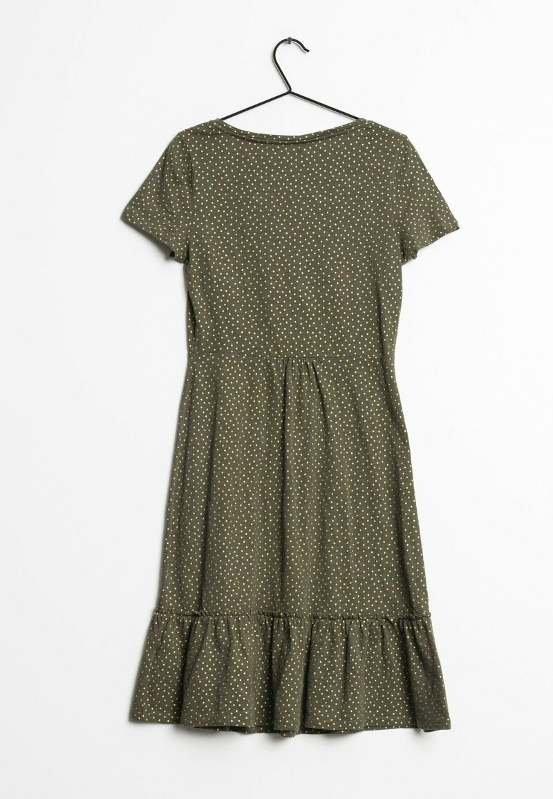 slim fit dress slacks Marcia Jersey Shirt Dress-Hunter Green, Painted Dot main image 0