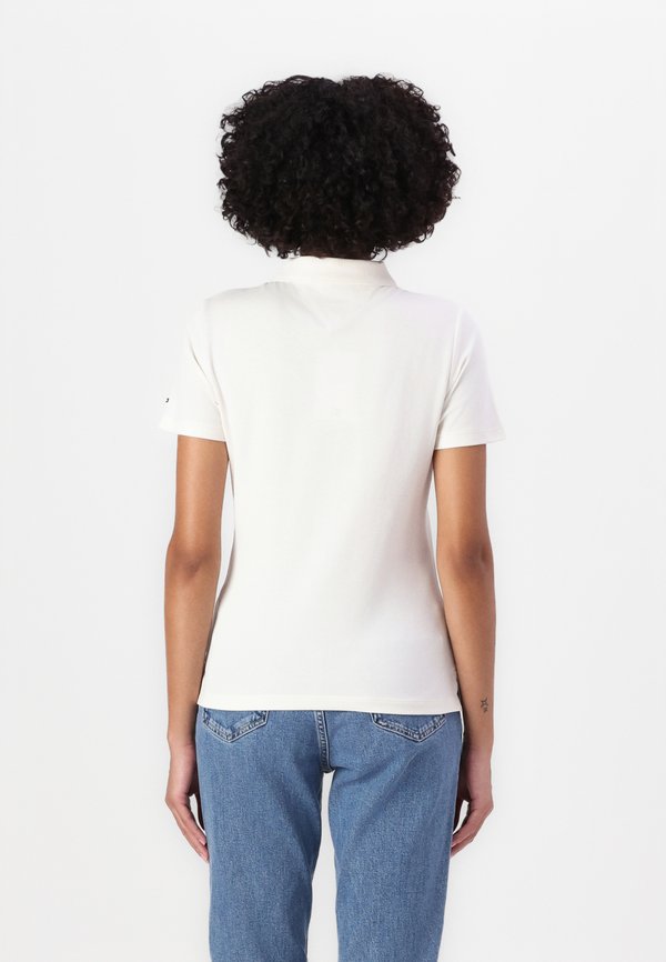 SLIM SCRIPT GRAPHIC POLO  - Polo shirt - ivory petal4