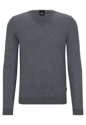 BOSS MELBA - Striktrøje - medium grey